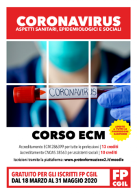 corso ecm coronavirus